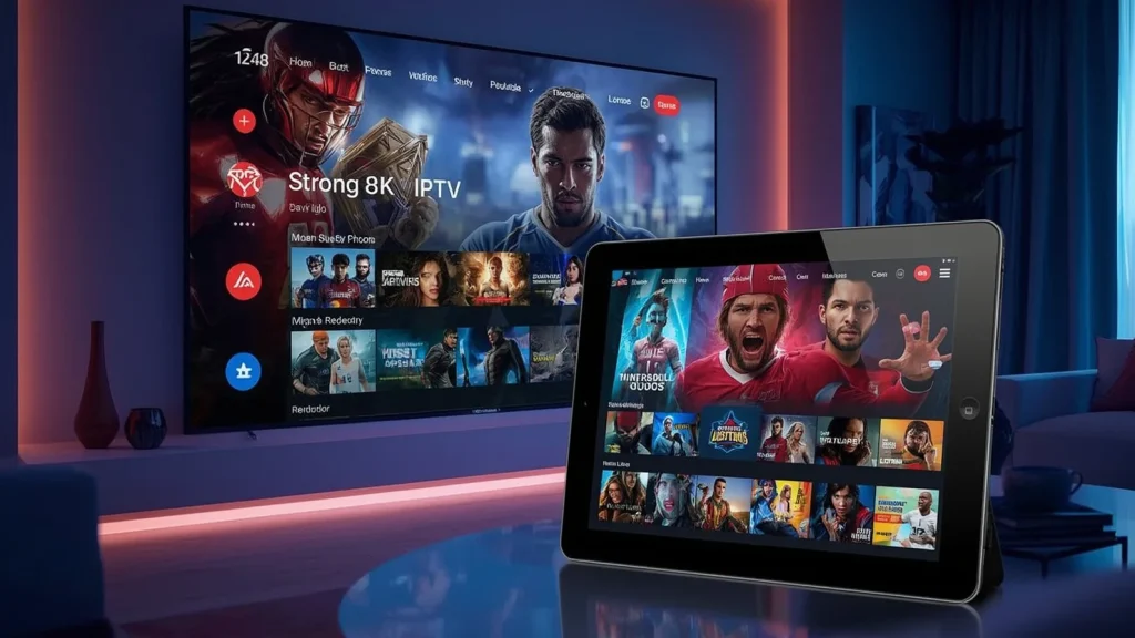 App Interface Close-Up Setup Guide for Strong 8K IPTV
