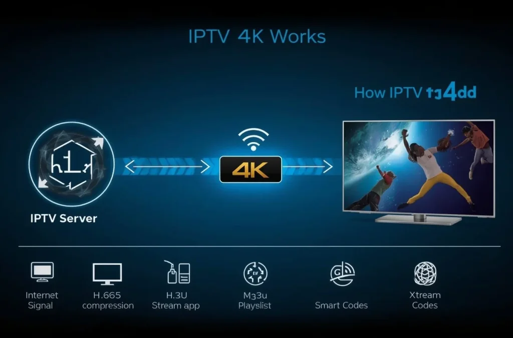 IPTV 4K How IPTV 4K works